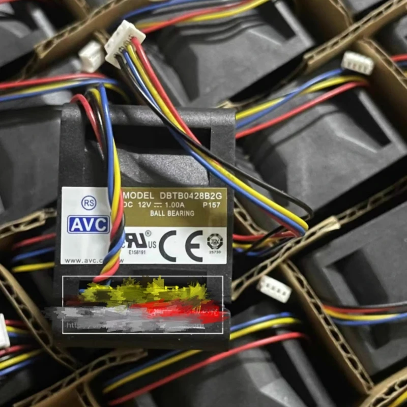

Бесплатная доставка, новый AVC 4028 12 В 1,00 А DBTB0428B2G четырехпроводной серверный вентилятор с супербольшим объемом воздуха