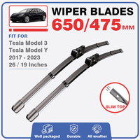 For Tesla Model 3 Y Front Wiper Blades Brushes Cutter Windscreen Accessories Windshield Wipers 26\