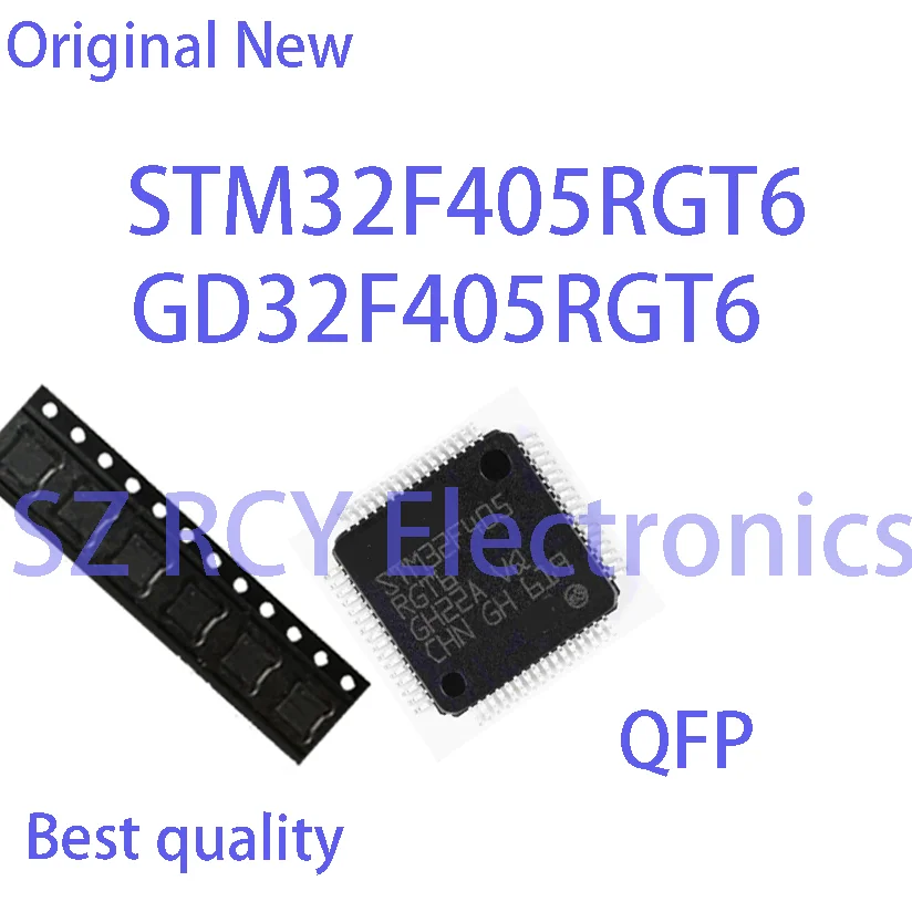 (2-5 PCS)NEW STM32F405RGT6 GD32F405RGT6 STM32F405 GD32F405 QFP ARM Cortex-M4 32-bit microcontroller MCU
