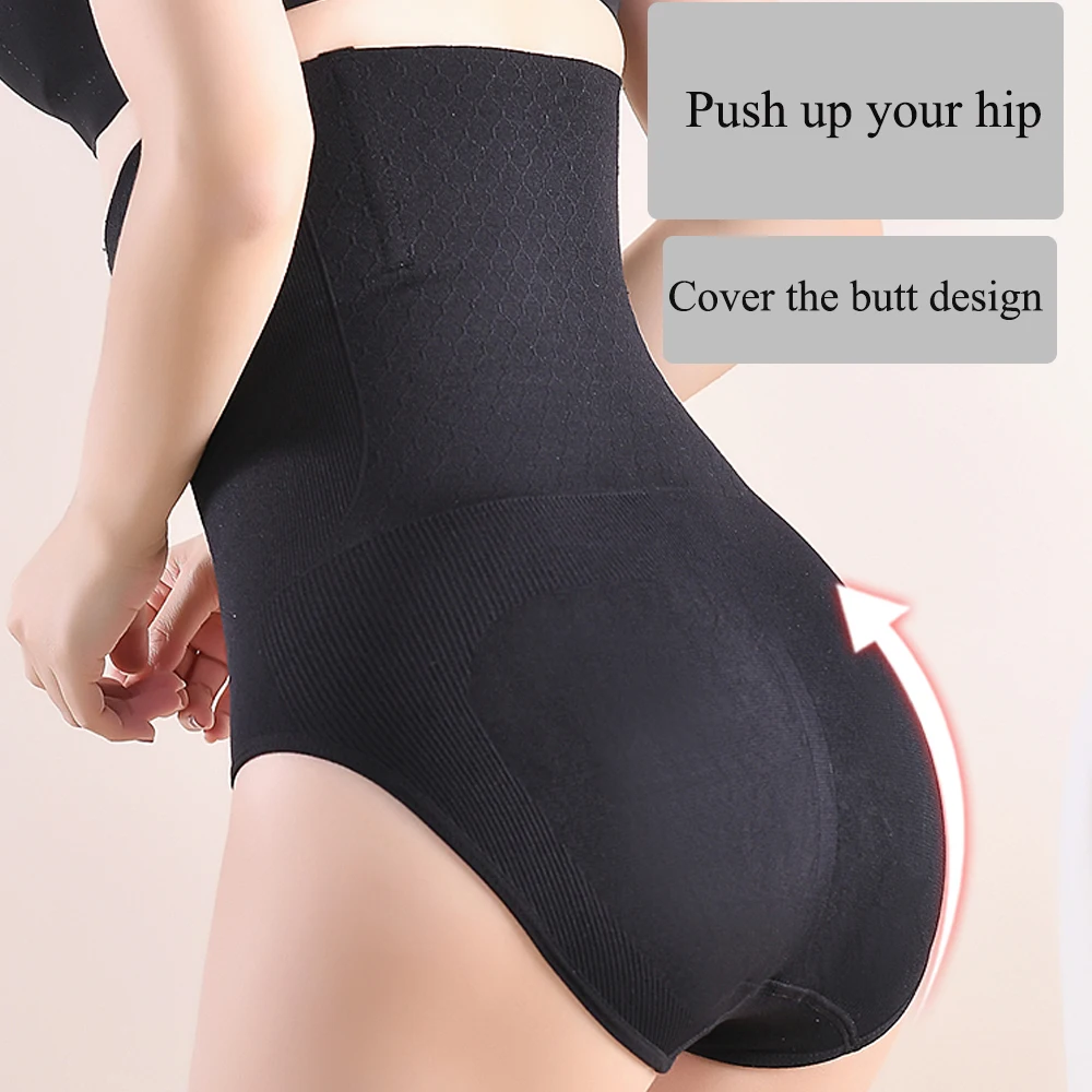 Women Tummy Control Shapewear High Waist Belly Compression Body Shaper Shorts Waist Trainer Slim Shape Wear