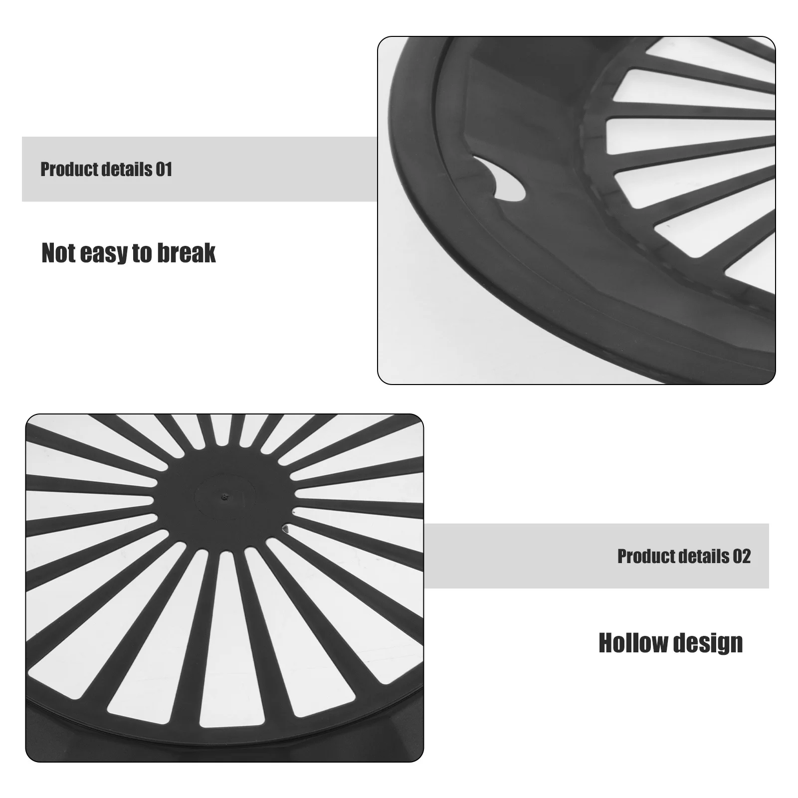 

10pcs Bbq Grill Pan Plastic Draining Tray Vegetable Fruit Drain Basket Kitchen Colander Reusable Durable Smooth Surface No Burrs