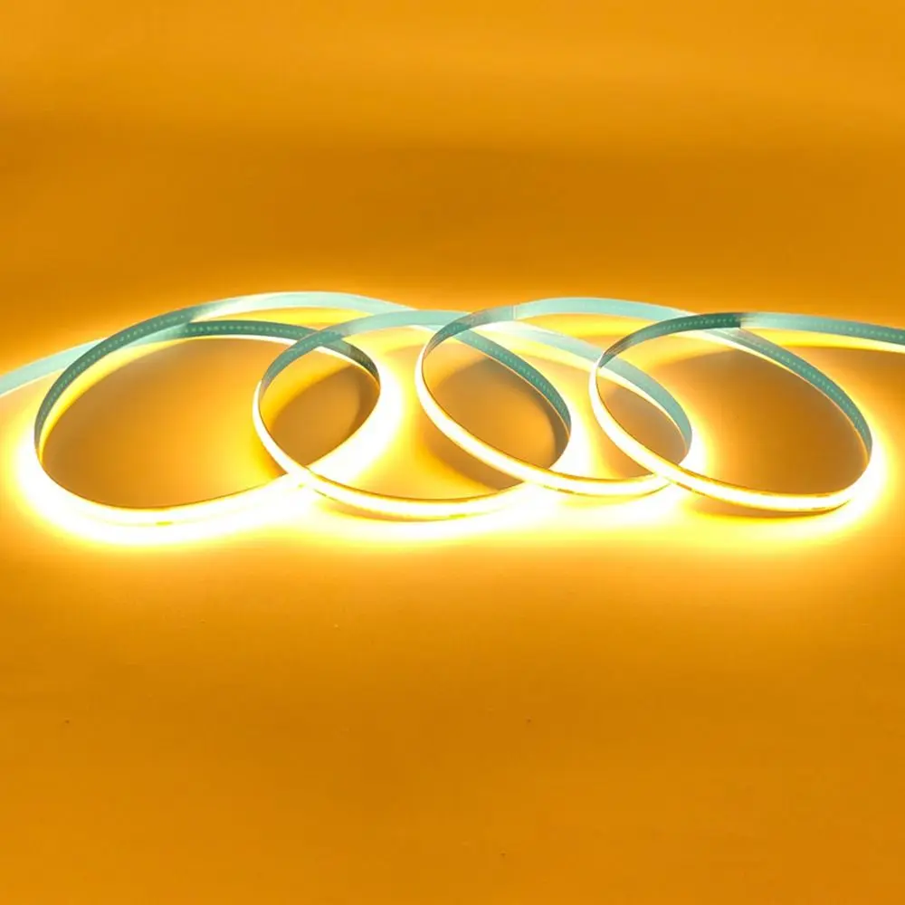 1Roll DC12/24V 320LED COB LED Strip Light High Density RA90 5m 10m Flexible Lamp Super Bright Warm White Natural White
