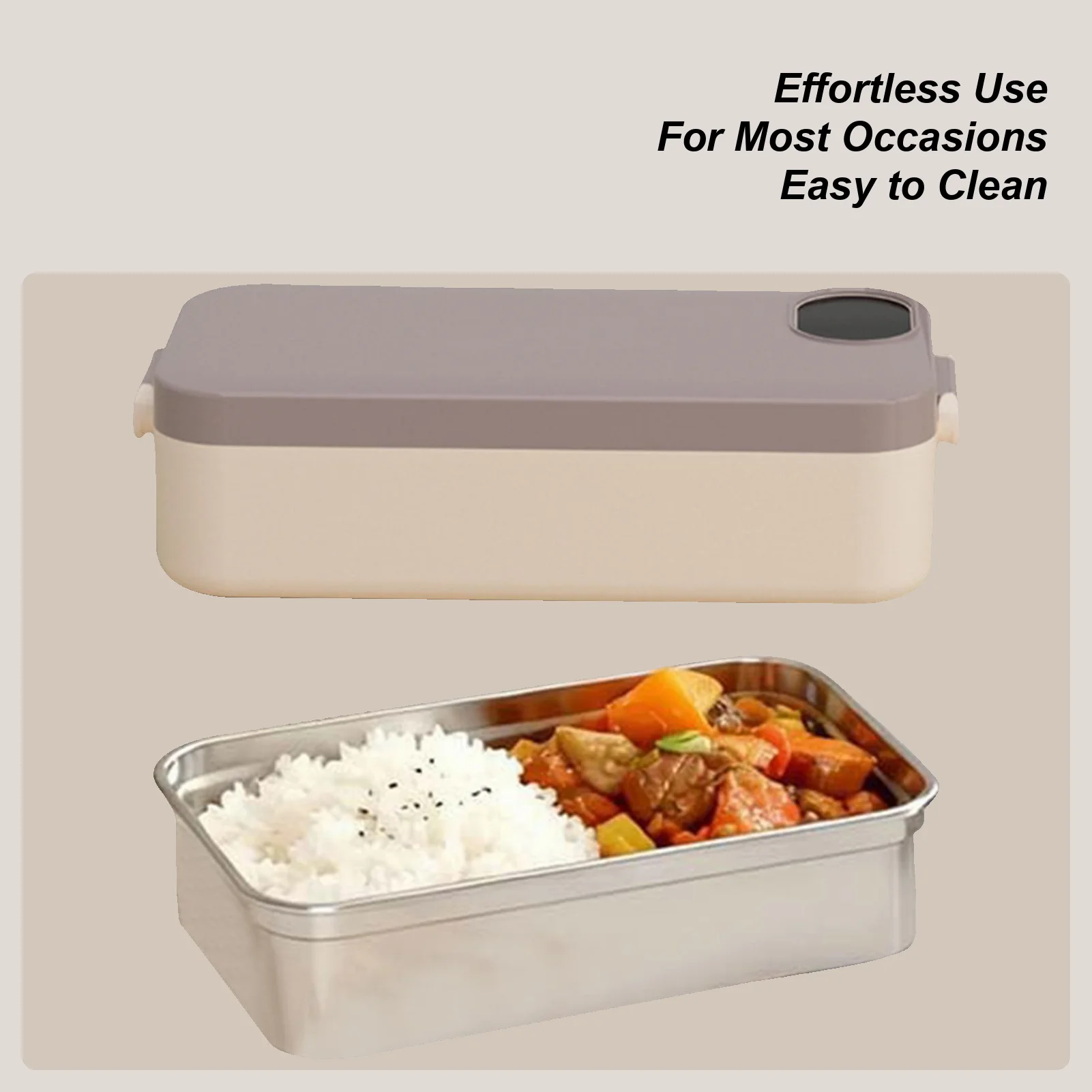 

Heated Lunch Box Rechargeable Portable Warmer Cordless Lunch Box With Stainless Steel Container For Kids Boys Girls Adults Men