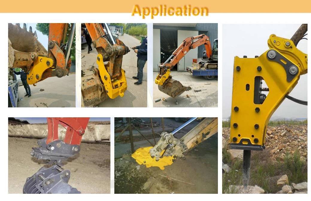 High Quality Excavator Demolition Rock Breaker Hydraulic Concrete Hammer with Chisel for Excavator