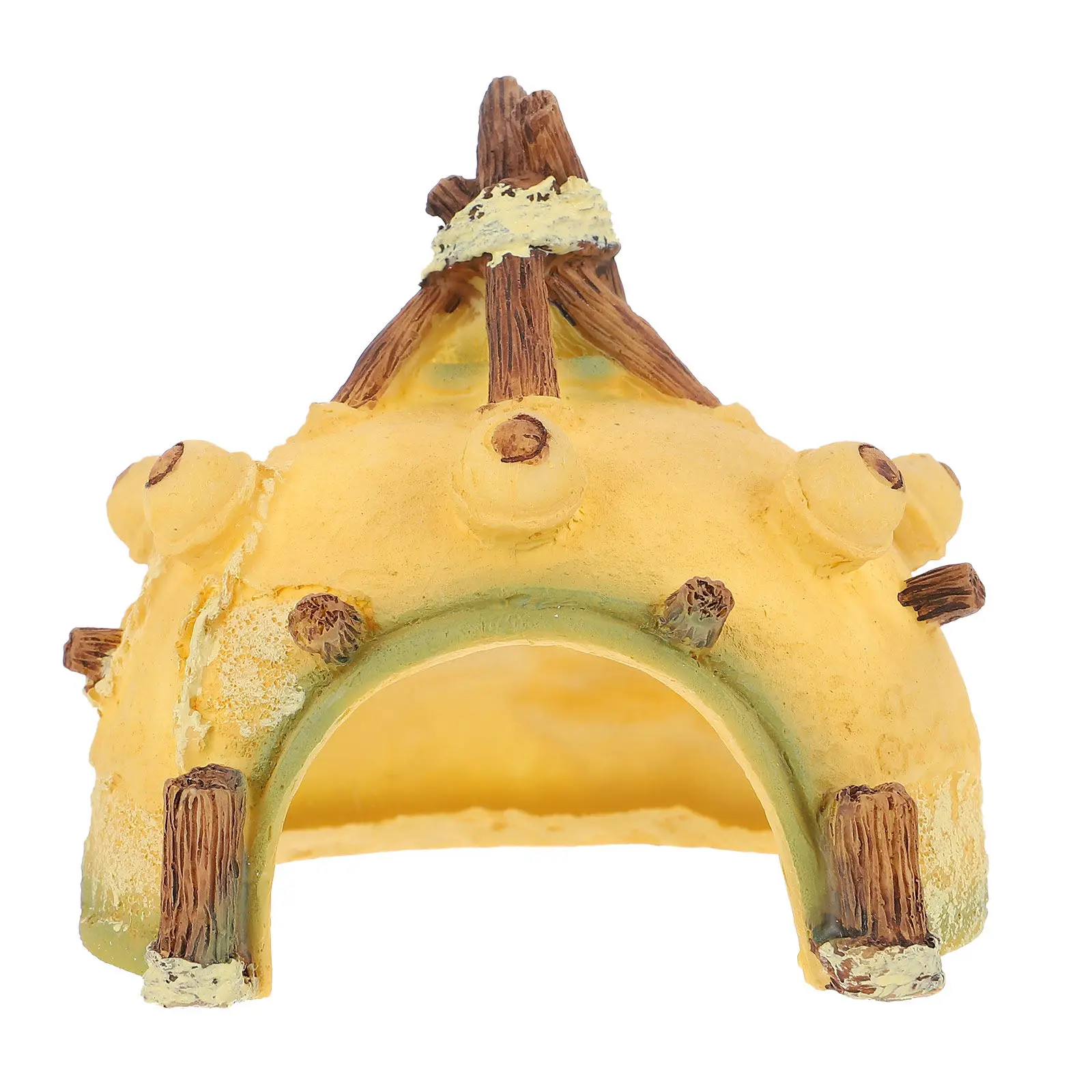 

Декоративный домик-укрытие для рыбок и креветок из смолы для аквариума, украшение для водного пространства