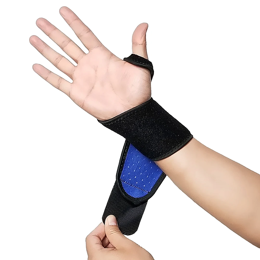 Wrist Support Brace Wrist Stabilizer Adjustable Wrist Bandages Protector Left and Right Hand Wrist Wraps for Pain Relief