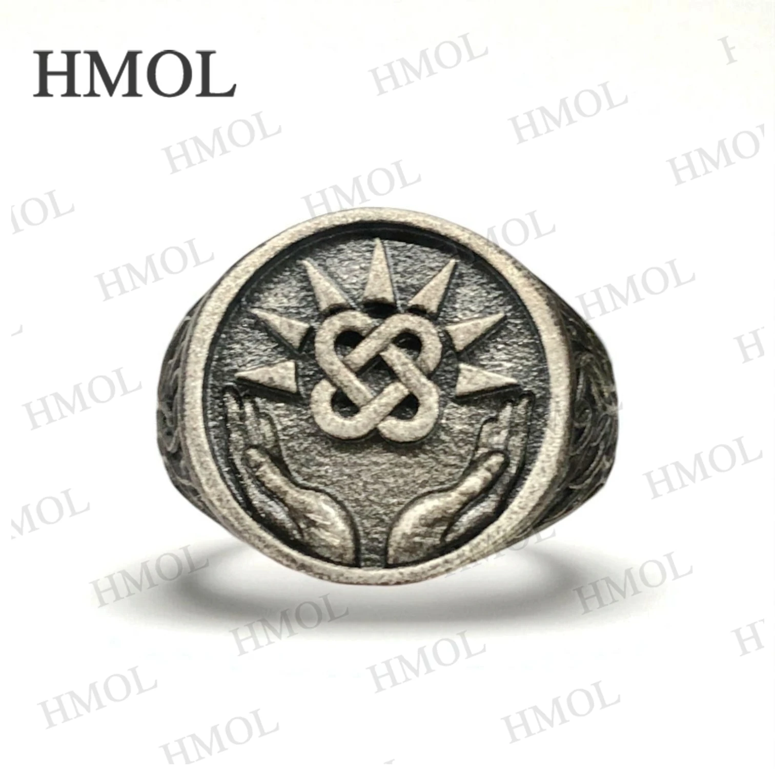 Vintage S925 Sterling Silver Ring Hot-Selling Exquisite Unisex Suitable for Engagement Jewelry Christmas & Anniversary Gifts