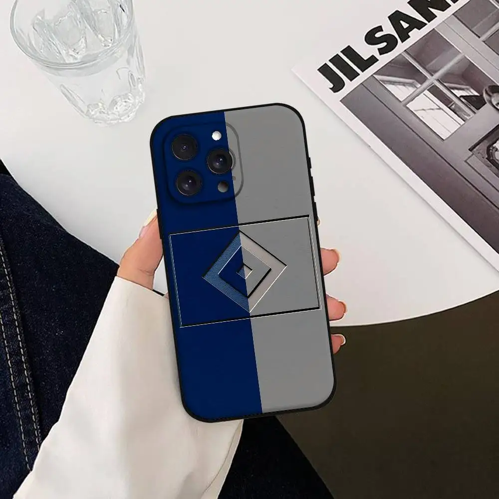 I-Hamburger-R SV Coole Handyhülle für iPhone 17, 16, 15, 14, 13, 12, 11, PRO MAX PLUS, Mini-TPU, weich bis hautfreundliche Hülle