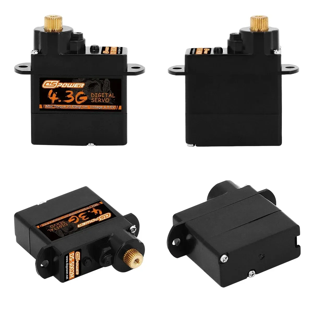 DSPOWER 2g 3.7g 4.3g 5g 6g 8g 9g Micro Digitale Servo Plastic/Metalen Gear voor RC Mini Auto Vaste vleugel Vliegtuig Helikopter Robot Onderdelen