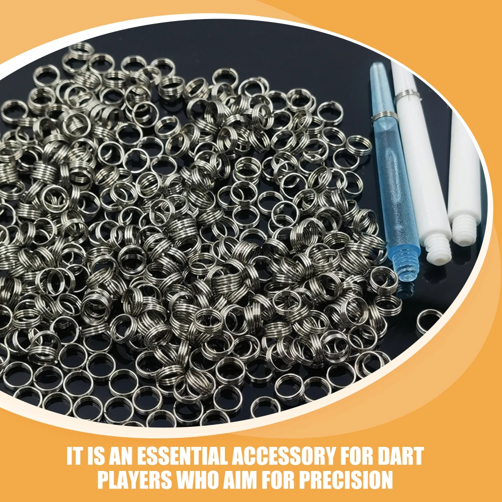 

100pcs Dart Shaft Protection Ring Metal Flight Rings O Shape Rings Stable Fixation Enhanced Accuracy Toy Accessories