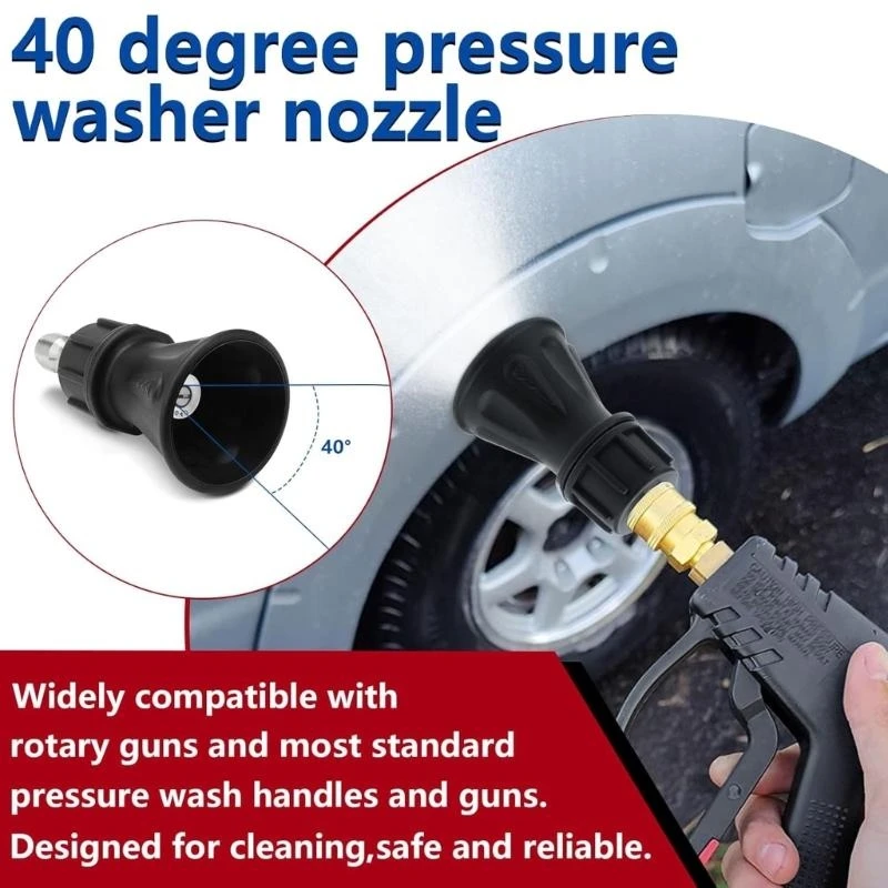 

Permanent Pressure Washer Sprinkle Nozzle Untarnished Building Rubber Protect Prevents Paint Damage Efficient Cleaning M4YD