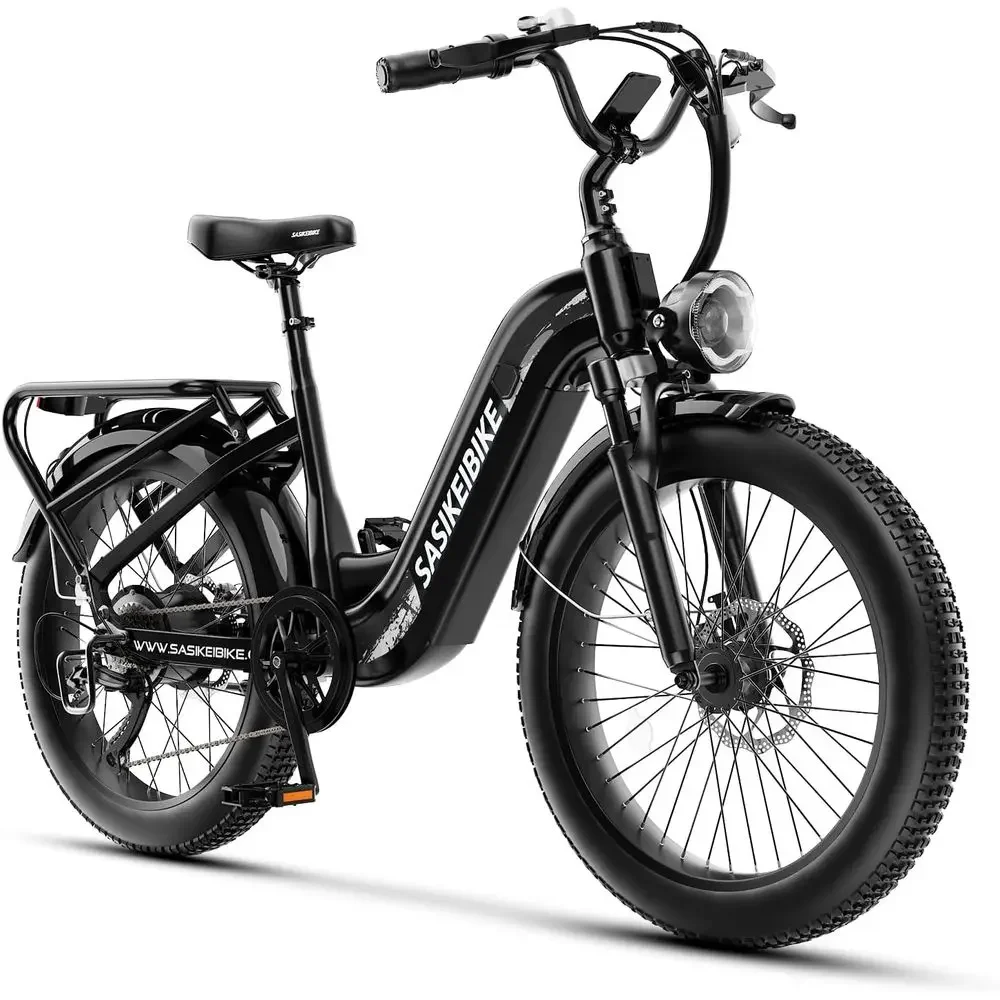 

1500W Electric Bike for Adults & Teens, 48V 20AH Removable Battery, 24 Tires, Step-Through Design for Commuting & Off-Road