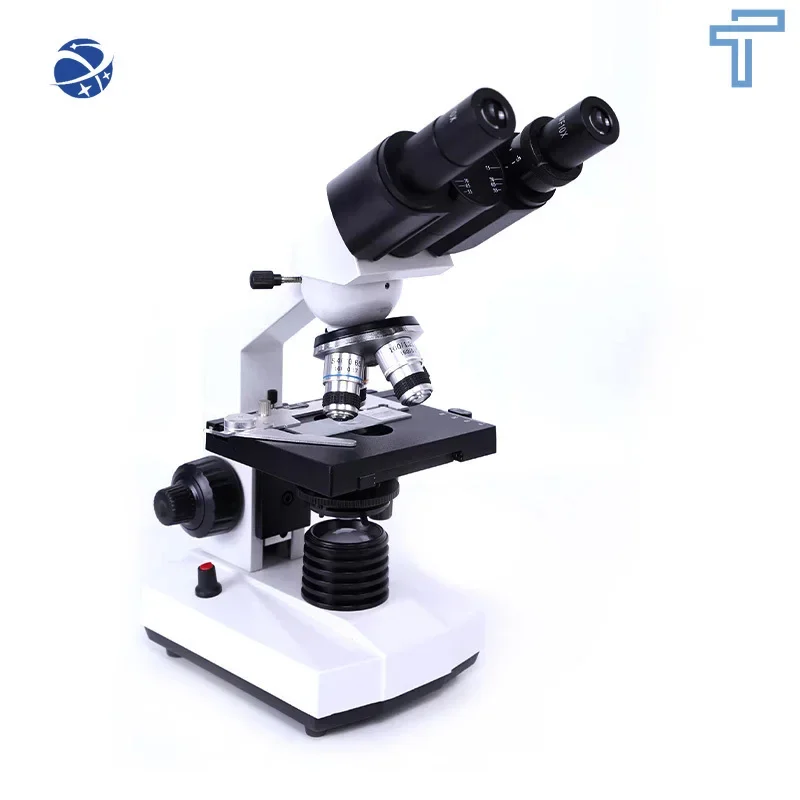 

Professional binocular microscope 1600 times home optical science laboratory biological sperm mites can see bacteria