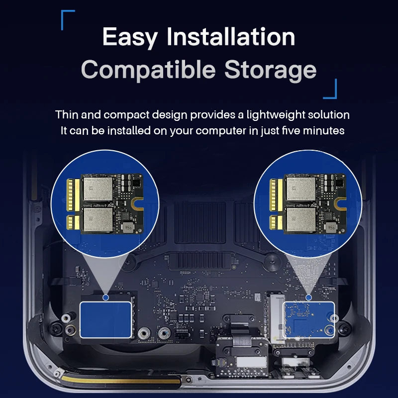 Mac Studio M1/M2/M3/M4 SSD拡張用 2T/4T/8T 1:1純正PCB回路基板