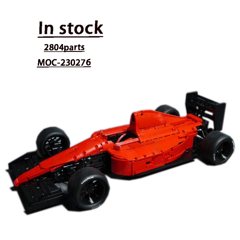 

MOC-230276 New Formula Racing Car F1 643 1:8 Scale Building Block Model 2804Parts MOC Creative Boys Children's Birthday Toy Gift