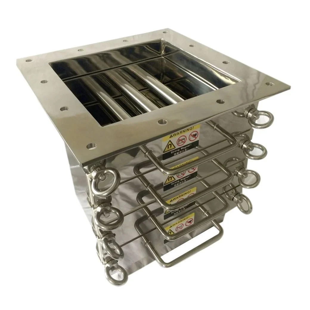 Square Magnetic Drawer with Fine Polishing Finished Two Layers with Square Quick Release Clamp Style