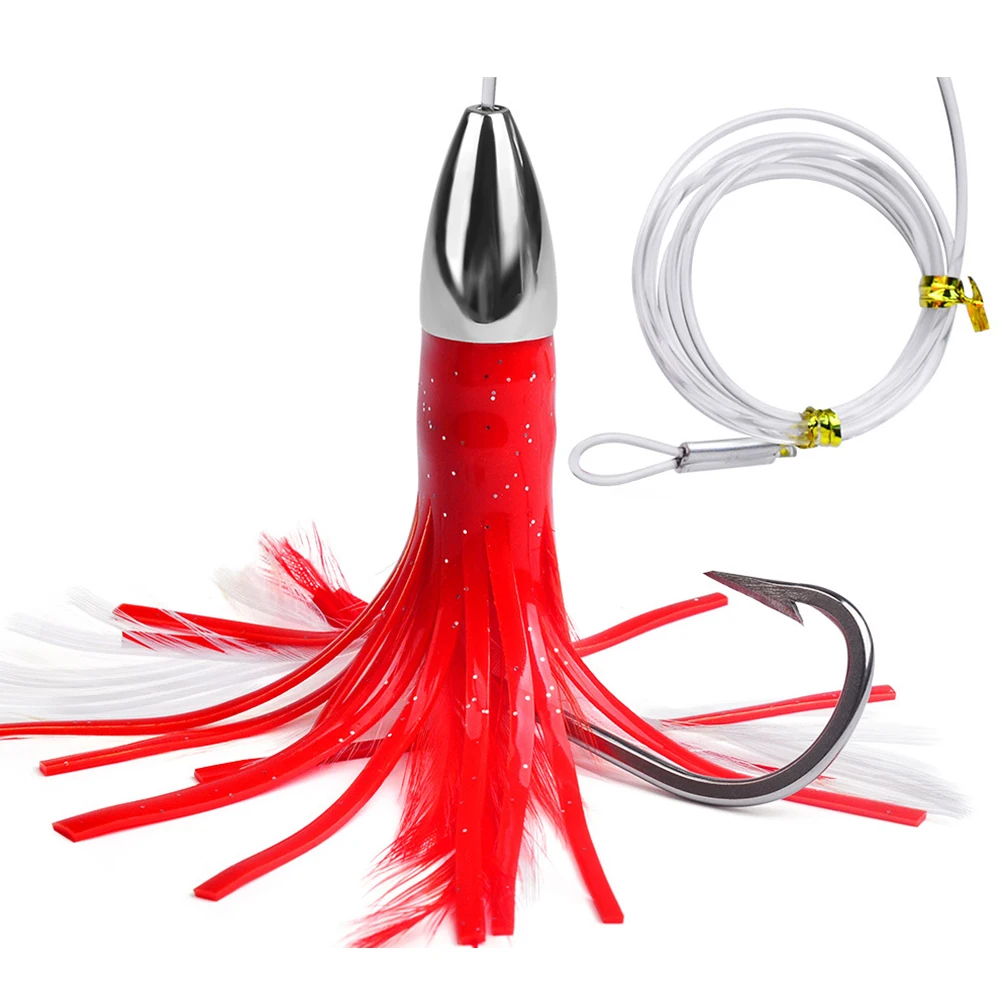 14g 1.69oz Weight Trolling Skirt Lure 6 0 Hook Size Catch Giant Marlin Catch Kingfish Catch Salmon Catch Swordfish