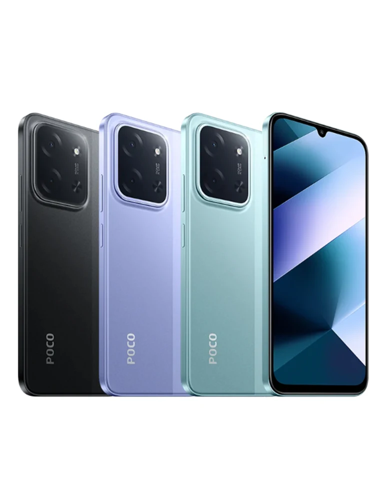 Version mondiale POCO C85 8GB 256GB Smartphone 50MP AI double caméra 33W charge rapide 6000mAh batterie HyperOS 2