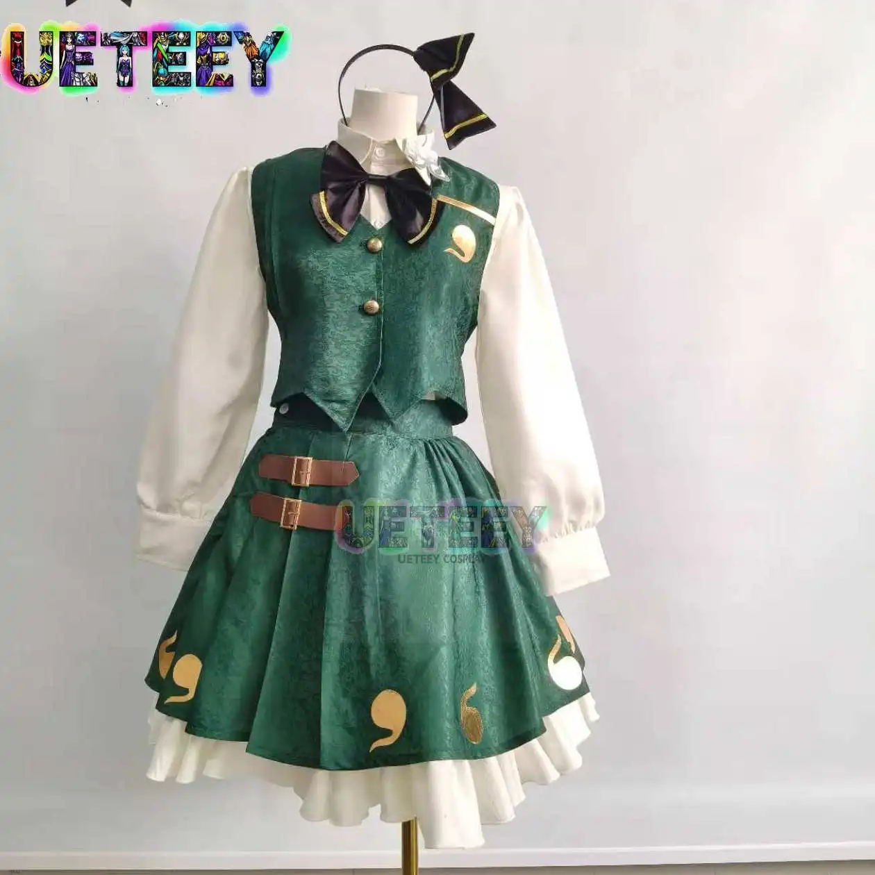 

UETEEY COS Touhou Project Konpaku Youmu Fan-made Maid Dress Cosplay Costume Halloween Costume Custom Size