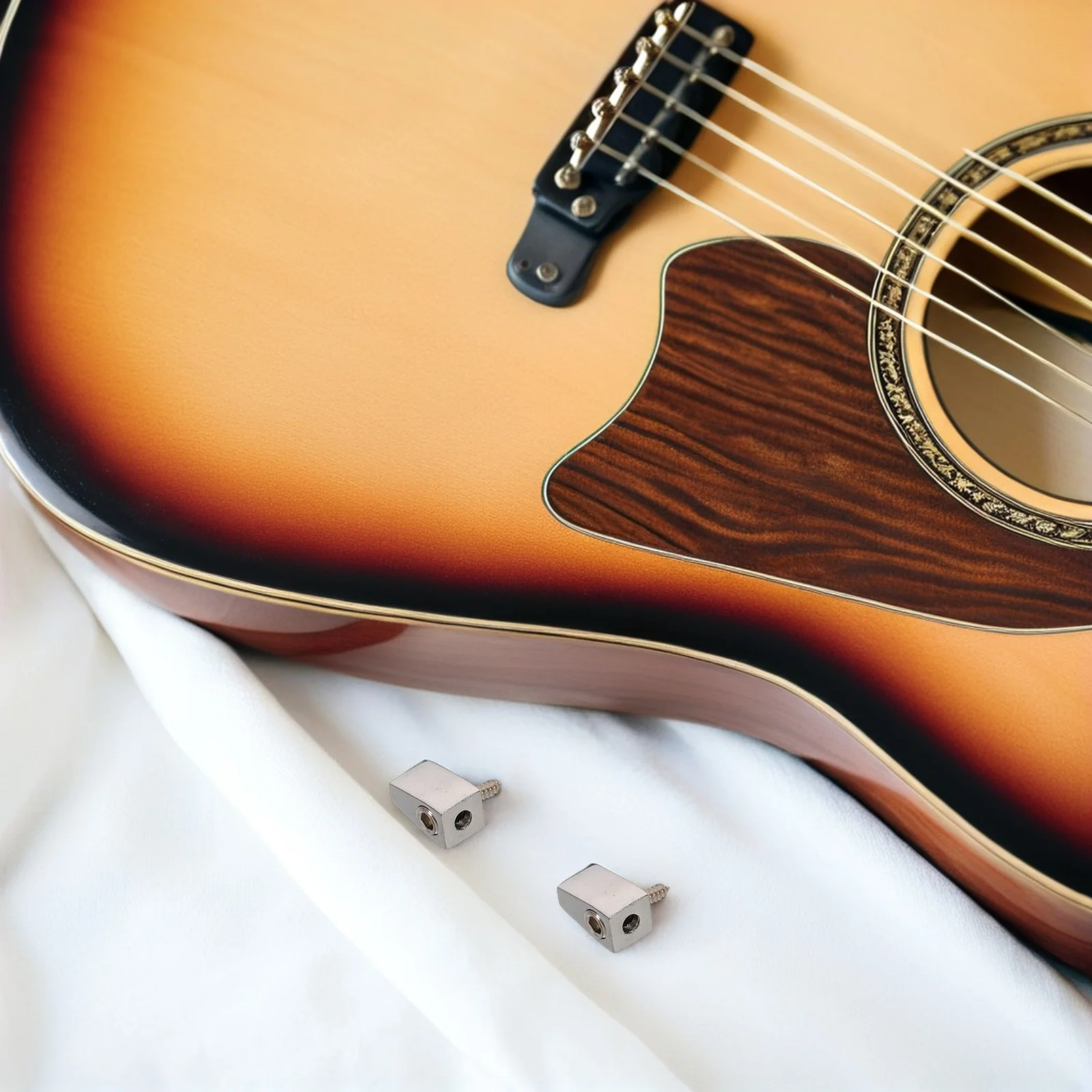 3 قطعة مقطوعة الرأس الغيتار قفل الجوز سلسلة معدنية التجنيب الكهربائية باس الغيتار الملحقات مستقرة ضبط استوديو المرحلة #5