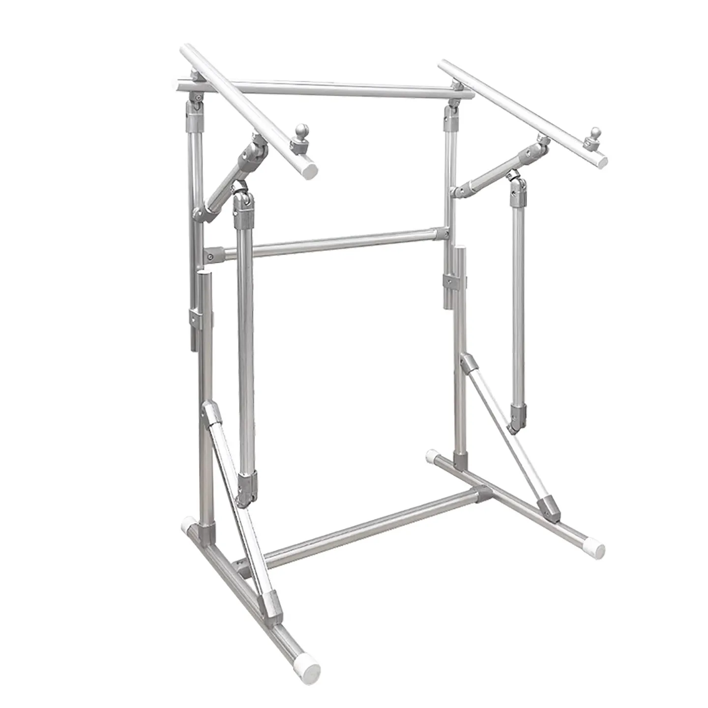 Adjustable Embroidery Floor Stand 360 Rotating Cross Stitch Frame Telescopic Needlework Holder Ergonomic Portable Craft Rack