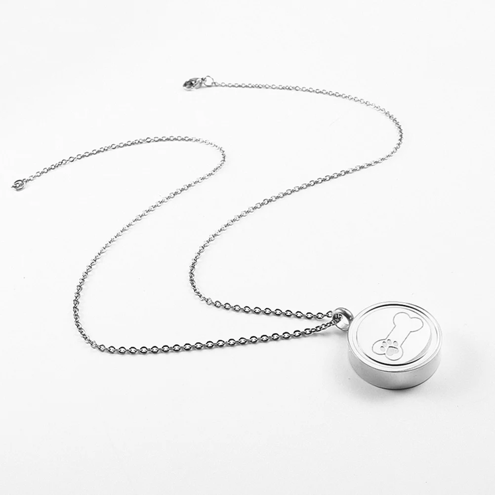 

Paw Print Necklace Pet Ashes Urn Pendant Memorial Jewelry Special Gift Cherish Loved Ones Urn Necklace for Ashes