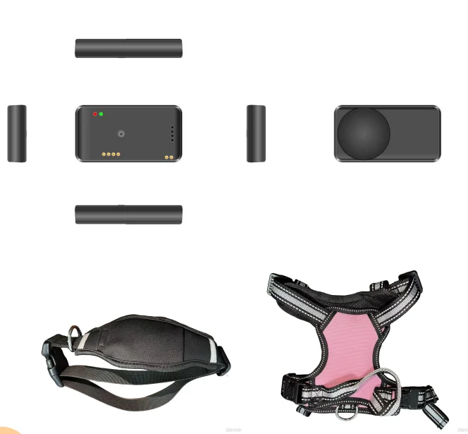 OEM ODM Smart Pet GPS Tracker Health Monitoring Dog 4G WiFi Real Time Location Anti-lost Waterproof Collar With Virtual Fence