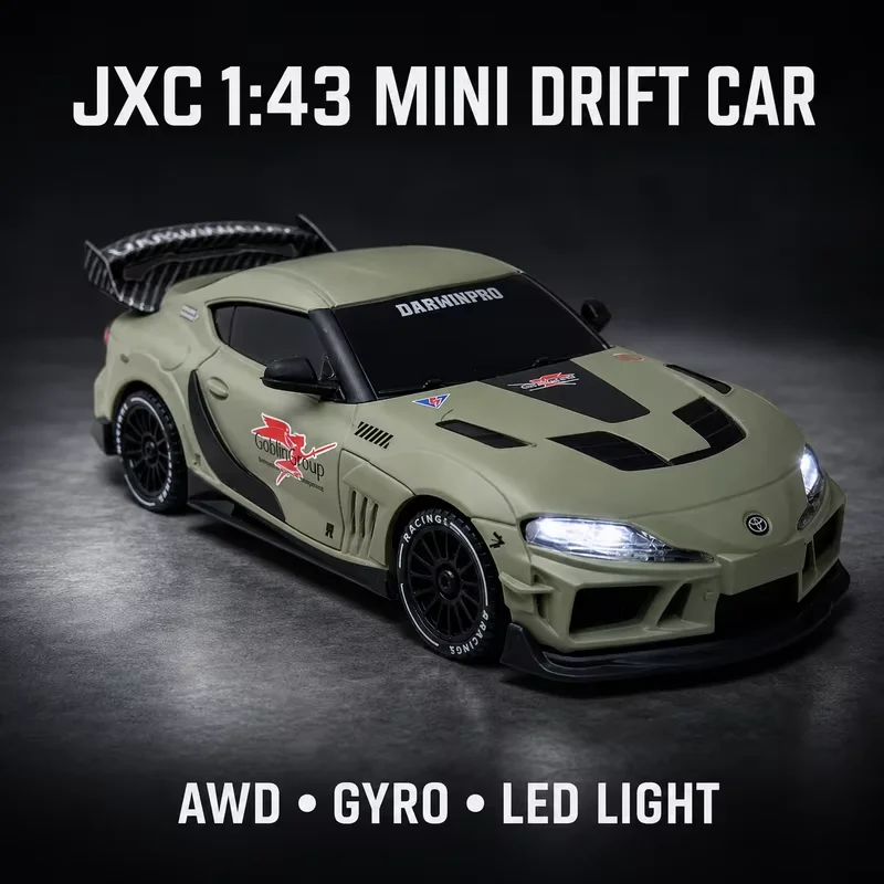 JXC 1:43 ミニRCドリフトカー 4WD ジャイロ安定 - Rc Hobby Light のレビューと価格