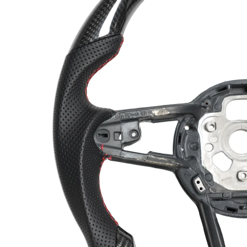 Roda Kemudi Serat Karbon Asli OEM Cocok untuk Audi Q3 Q5 Q7 Q8 SQ2 SQ5 SQ7 SQ8 RSQ3 RSQ8 2016