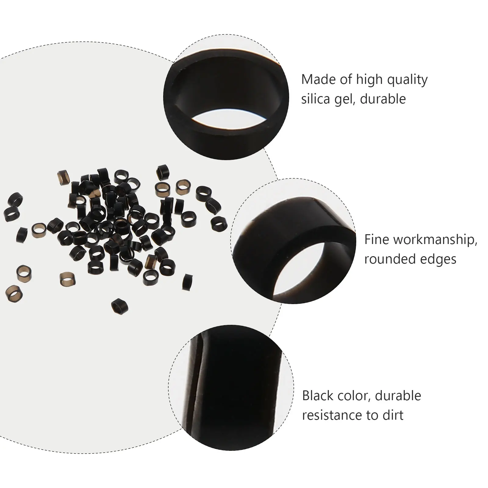 

Detachable Silicone Sealing Gasket for Bike Nozzle Tire Cover Ring Accessories Lightweight Practical Storage