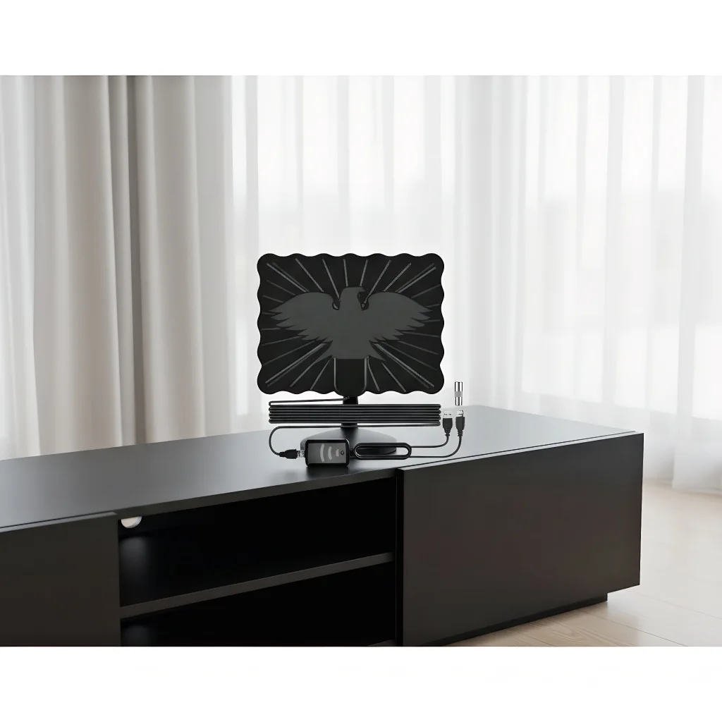 

HD Digital TV Antenna Small Indoor Outdoor - Support 4K 1080P for Smart & Older TVs Free Local Channels