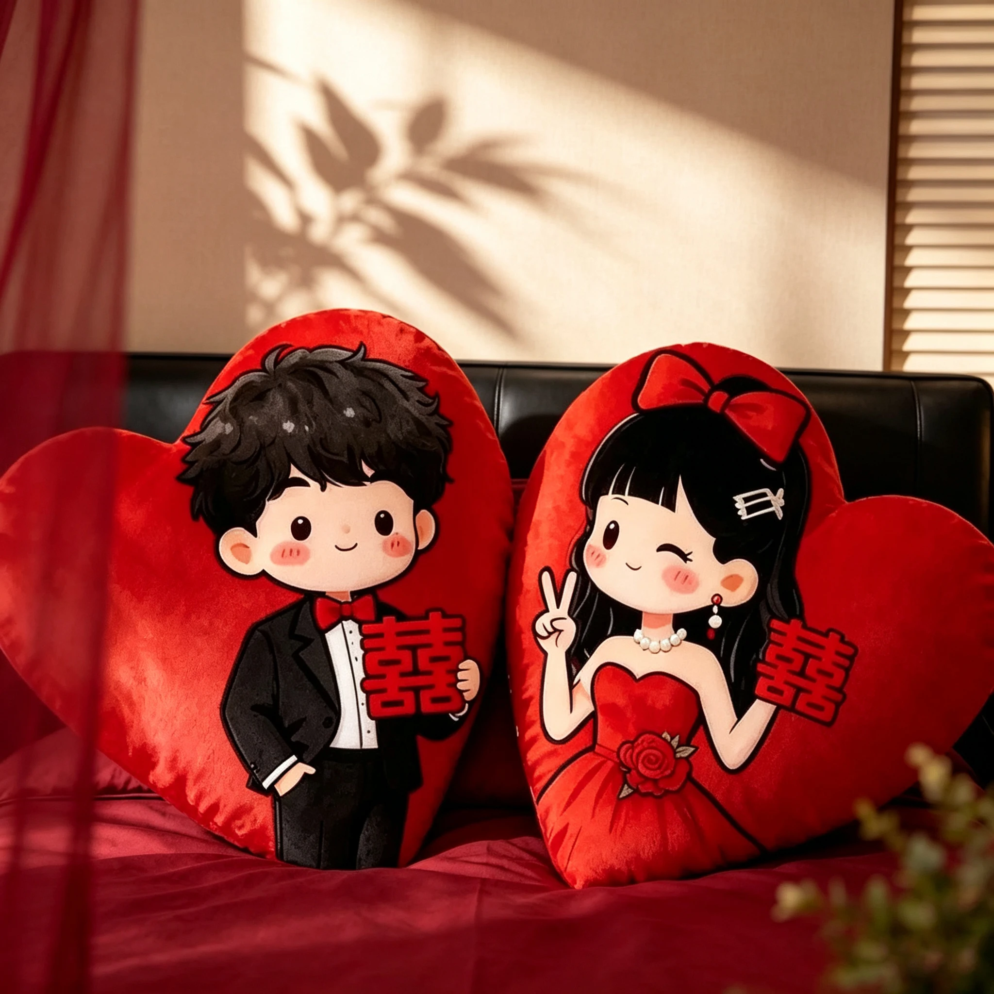 wedding-bedding-dolls-pair-cute-plush-heart-print-pillows-cartoon-figure-cushions-bedroom-decoration-faux-fur-material