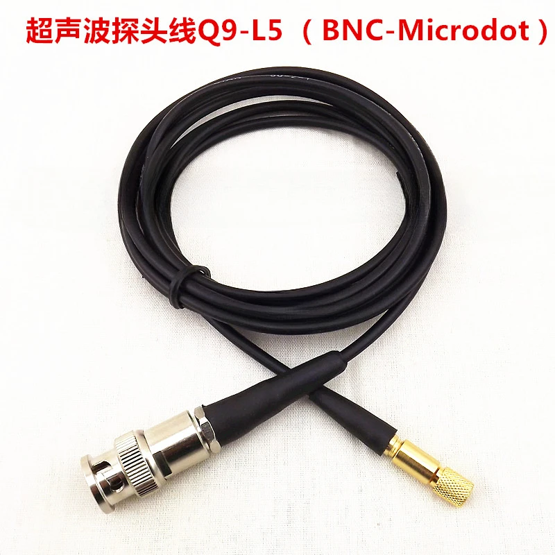 BNC-Microdot for Q9-L5 (M5) Ultrasonic Probe Line Flaw Detection