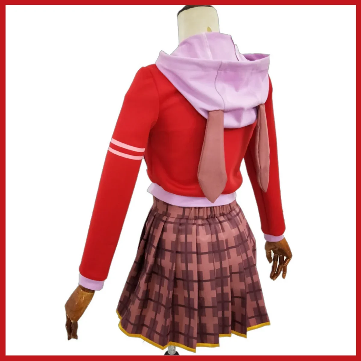 Game Astolfo Cosplay Costume Anime Fate/Apocrypha Servant Twelve Warriors Red Hooded Coat Tracksuit Wig Woman Sexy Leisure Suit - view 4