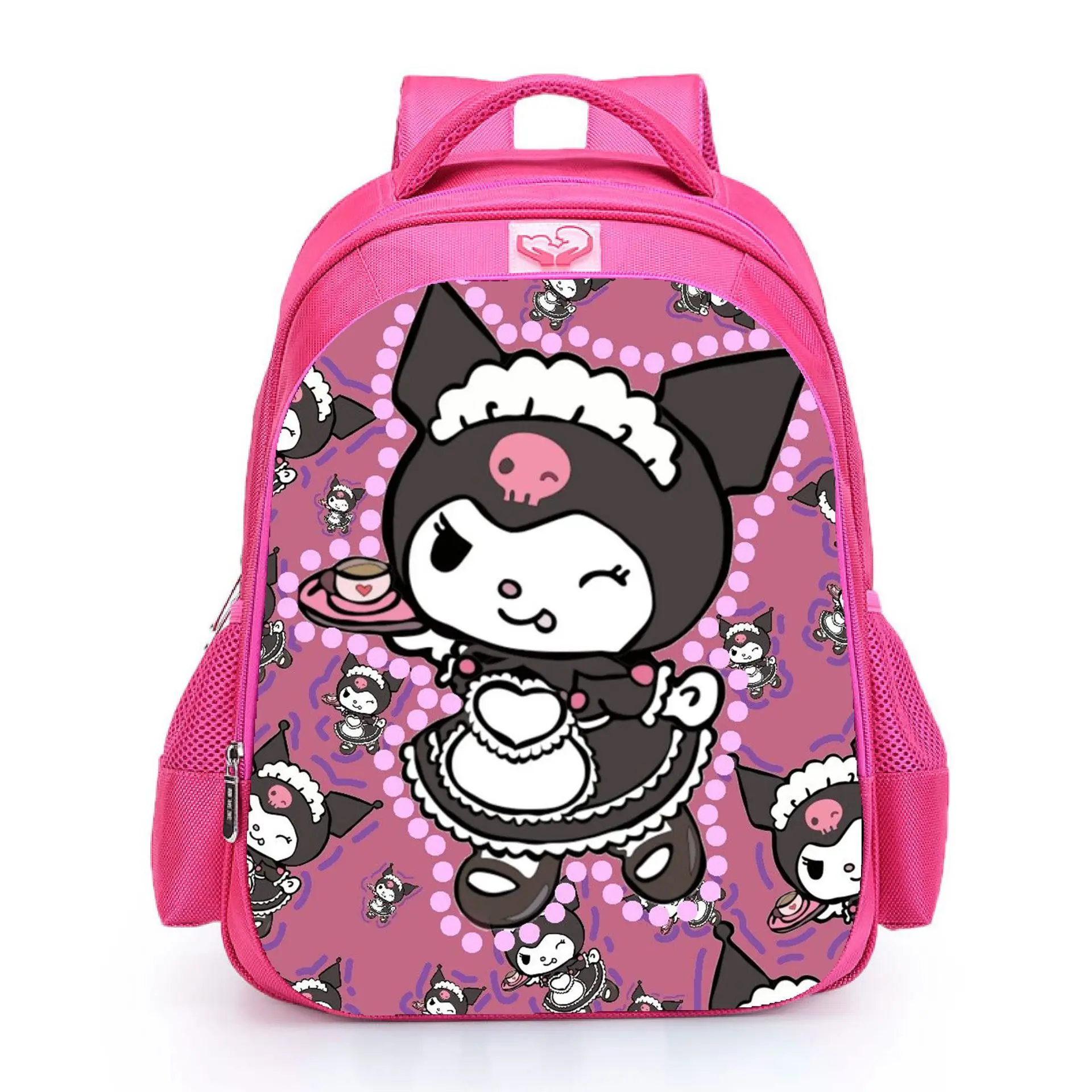 

Sanrio периферийный мультяшный аниме рюкзак Kuromi школьная сумка с принтом для учащихся начальной и средней школы, лучший подарок