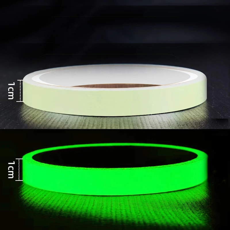 Glow-in-the-dark Tape Glow-in-the-dark Luminous Stickers Exit Marking Stair Steps Stage Green Fluorescent Tape Reflector Tape