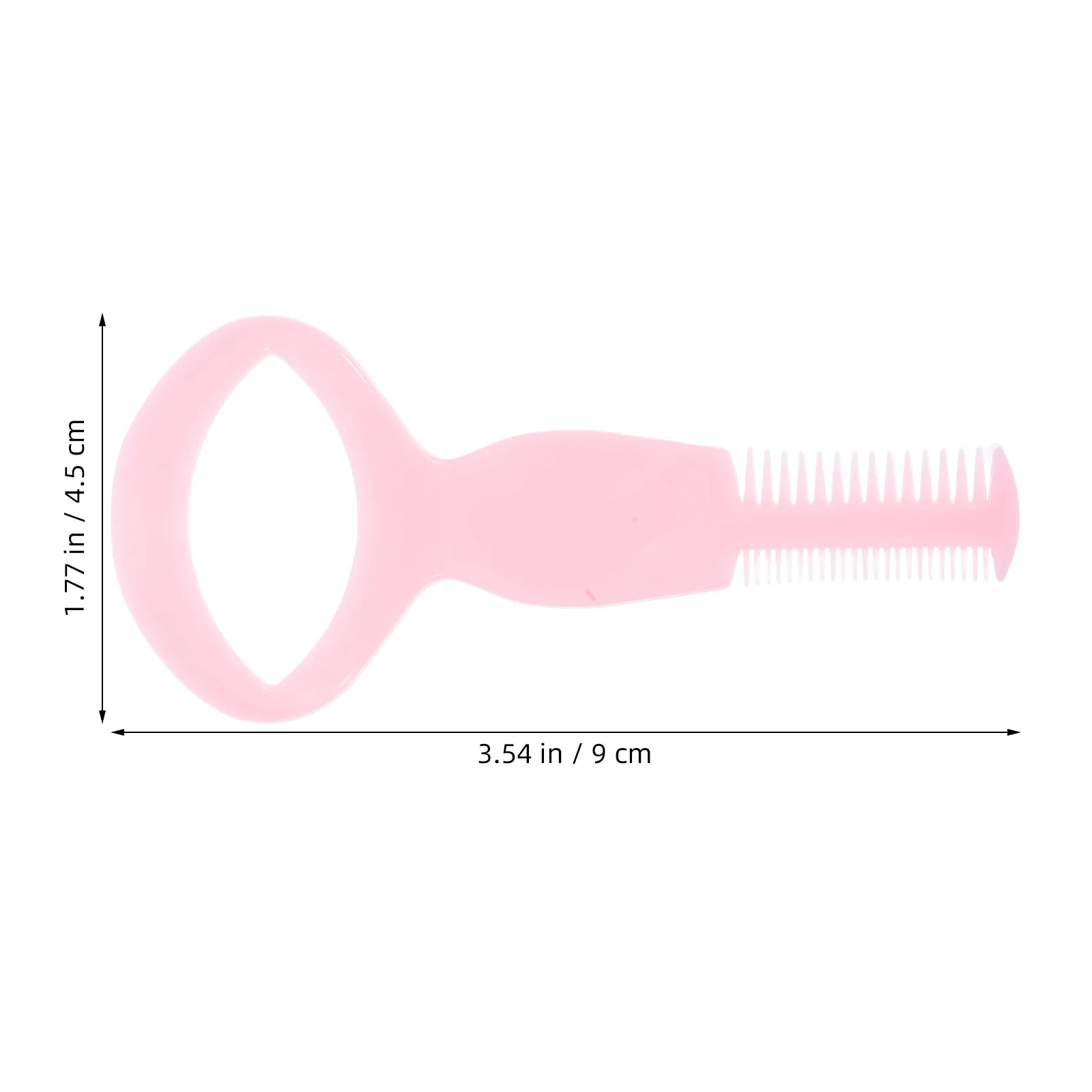 3-in-1 Multi-Function Mascara Applicator Guard Eyelash Eyebrow Comb Plastic Smudge Prevention Tool for Precision Makeup Random