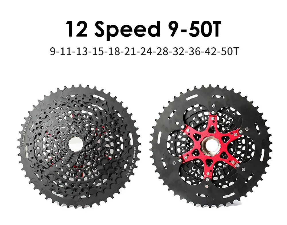 Xd Mountainbike Freilauf 12-Gang Stahl MTB Fahrrad Kassette Schwungrad 9-50t 10-50t 10-52t für sram – Detail 8