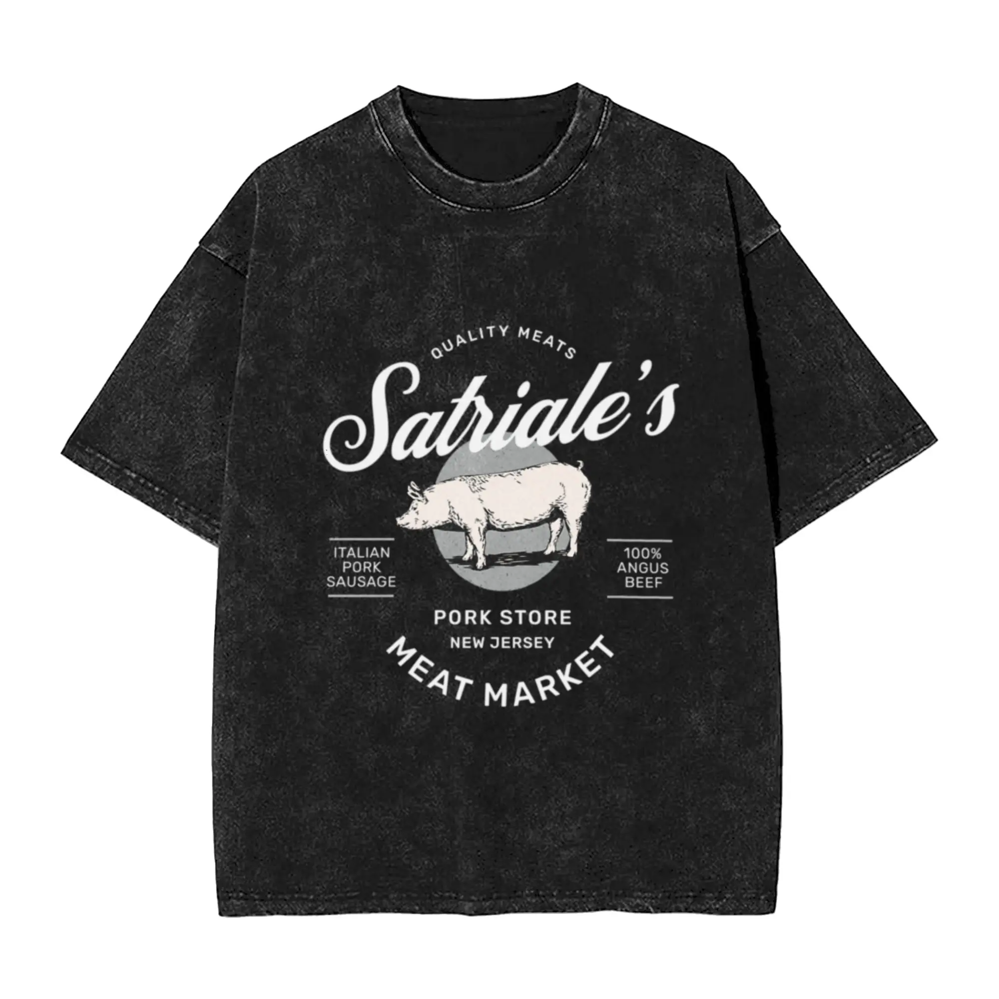 Satriale s Pork Store Meat Market - New Jersey  Unique Stylish A Vintage Oversized Cotton Unisex T-Shirts