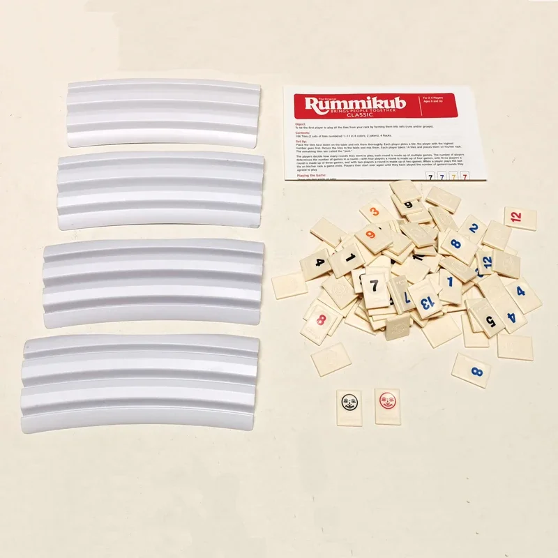 Unleash Fun and Creativity with The Classic Rami Tile Game – Rummikub Board Game Entertainment Set