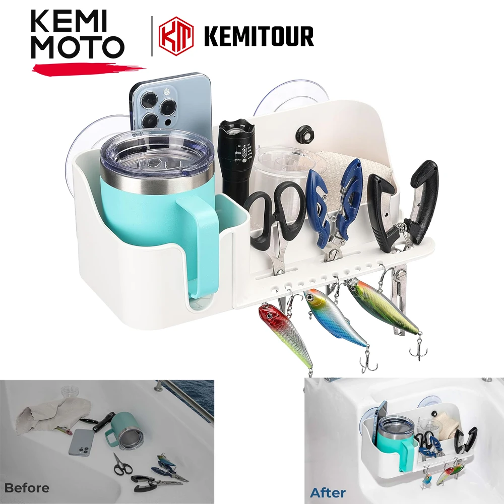

Marine Box Multi-functional Fishing Storage Box Cup Holder For Yacht Fishing Accessories Sea Fishing Toolbox Cabin Universal