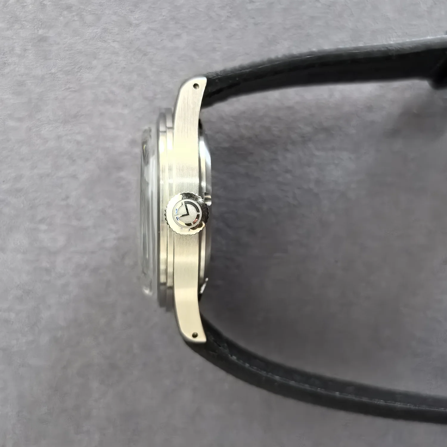 بيير بولين ساعة أوتوماتيكية للرجال 38 مللي متر ساعة اليد الميكانيكية ساعة اليد الياقوت مرآة ST17 Mov الاتصال الهاتفي الأخضر