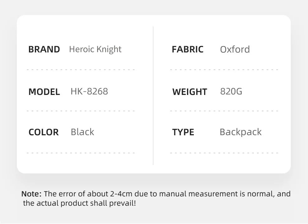 Heroic Knight Multifunktionaler Herren-Rucksack, passend für 15,6-Zoll-Laptops, modischer wasserdichter Schulrucksack, USB-Anti-Diebstahl-Reisetasche für Herren – Detail 7