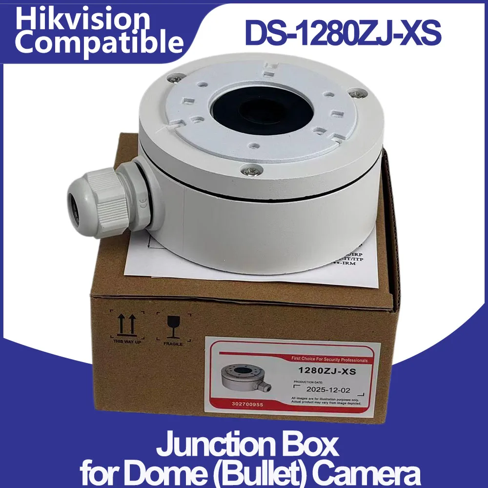 hikvision-ds‑1280zj‑xs-防水ジャンクションボックス-ds‑2cd20xx-シリーズ-バレットドーム-cctv-セキュリティカメラ用アルミニウム合金マウント