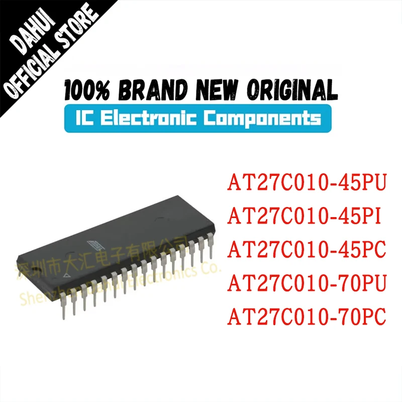 AT27C010 AT27C010-45PU AT27C010-45PC AT27C010-45PI AT27C010-70PU AT27C010-70PC IC Chipset DIP-32