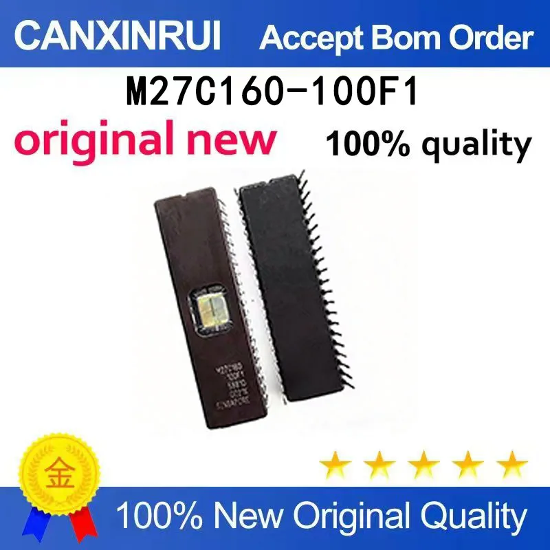 (5-100 pieces)New M27C160-100F1 memory IC with DIP28 in stock chip IC