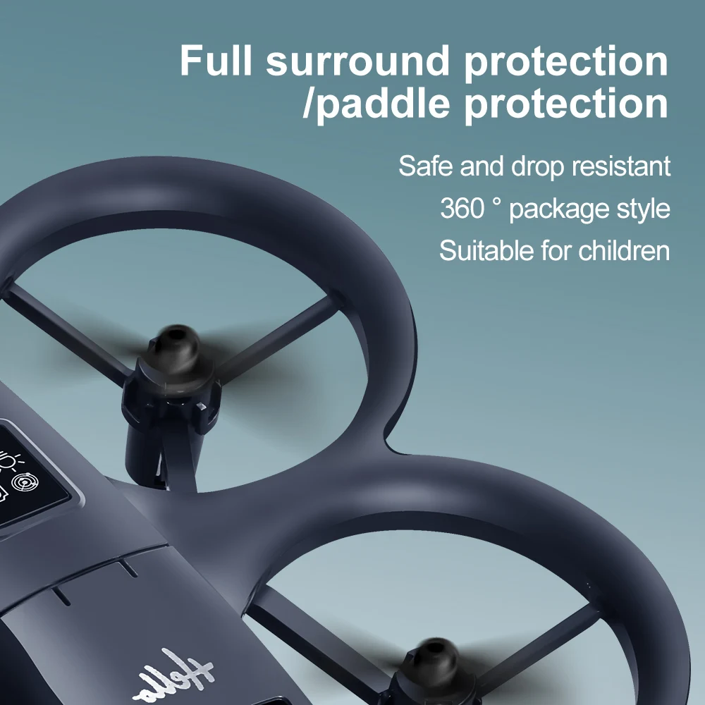 طائرة بدون طيار E66Air Mini جديدة HD 4K كاميرا مزدوجة 180 ° كاميرا ESC بشاشة RC وضع مقطوعة الرأس كوادكوبتر لتجنب العوائق ألعاب الطائرات بدون طيار القابلة للطي #3