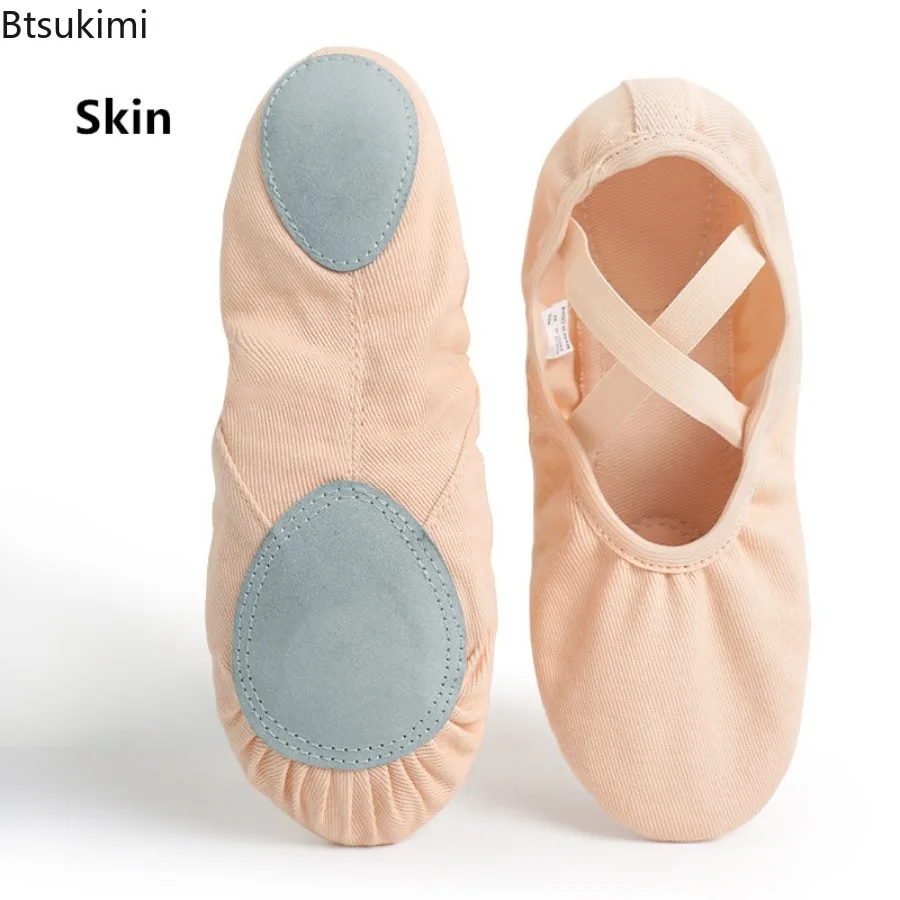 

Professional Classic Ballerinas Split-sole Canvas Dance Gymnastics for Kids Yoga Apartments Ballet Children Dance Shoes Woman