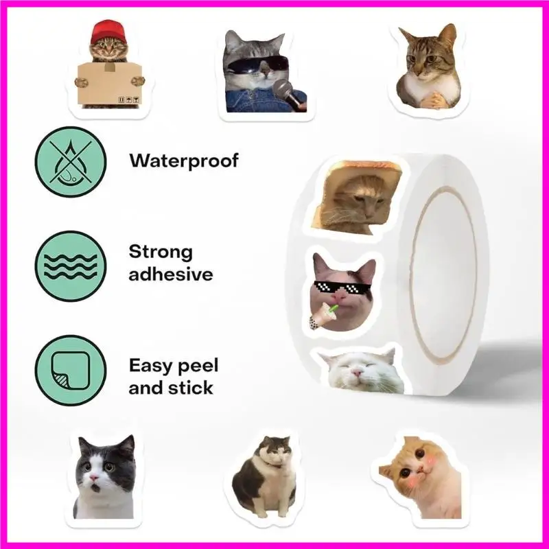 57BE gatos adesivos decorativos adesivos adesivos auto -adesivos