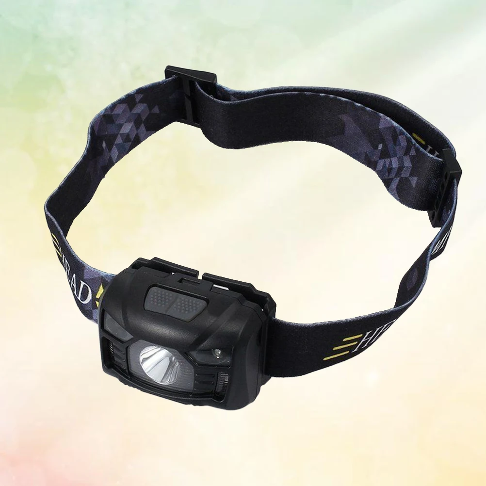 

Gesture Sensing Headlamp LED Torch Flashlight Green Light Lantern Outdoor Anti Drop Stab Reliable Lightweight Focus